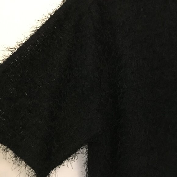 Black Fuzzy Evil Cookie Monster Short Sleeve Top - Picture 4 of 12